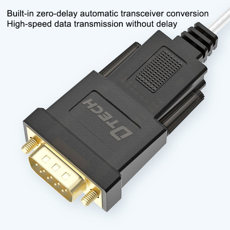 DTECH DT-5002A 1.8m USB To RS232 Serial Line DB9 Needle COM Port - RS485 / RS232 Series by DTECH | Online Shopping South Africa | PMC Jewellery | Buy Now Pay Later Mobicred