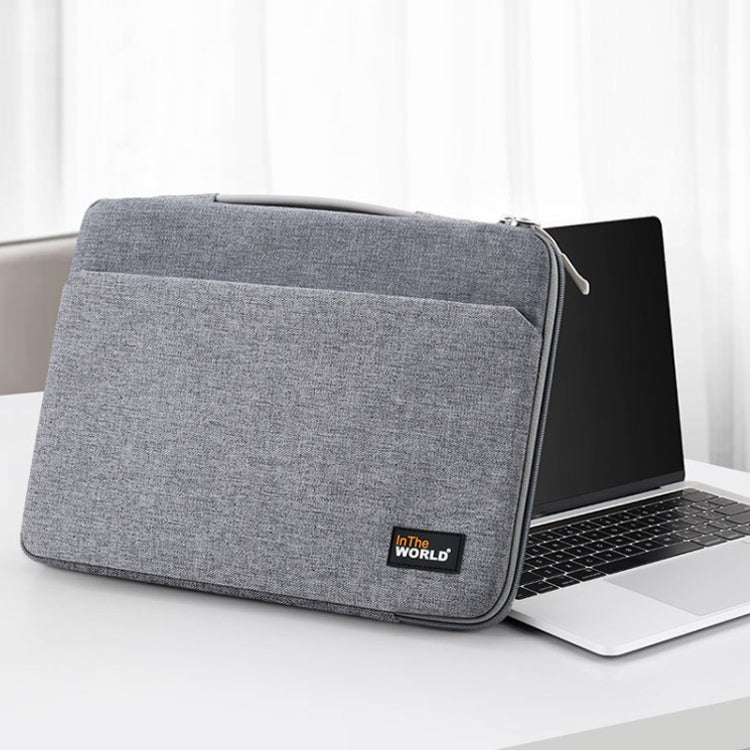 JRC Waterproof Laptop Tote Storage Bag, Size: 15.6 inches(Light Grey) - 15.6 - 17 inch by JRC | Online Shopping South Africa | PMC Jewellery | Buy Now Pay Later Mobicred