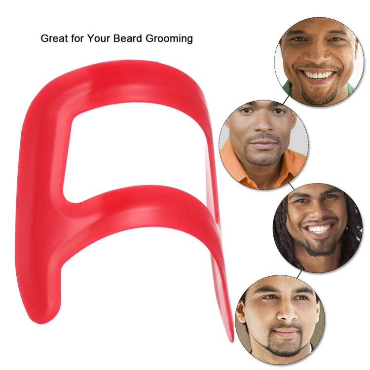 2 Sets Beard Styling Board Shaving Barber Tools, Style: Shape Ruler+Pen+Bearded Model - free shipping - PMC TechLife - Order now!