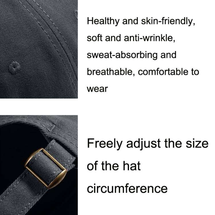 Soft Top Retro All-match Short-brimmed Hat Big Head Peaked Cap(Black) - Peaked Cap by PMC Jewellery | Online Shopping South Africa | PMC Jewellery