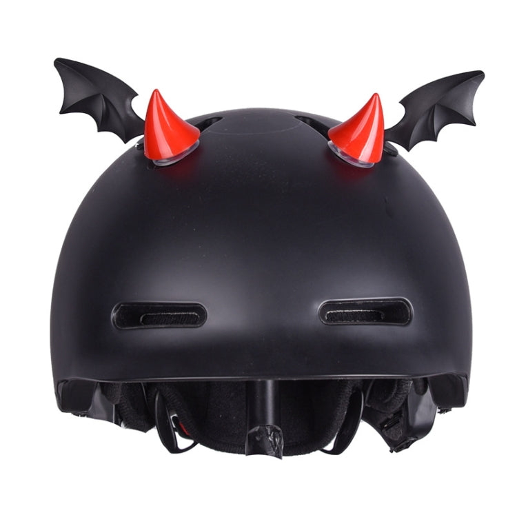2pcs /Pair Motorcycle Helmet Devil Sucker Decoration, Style: Small Horns (White) - Ornamental Parts by PMC TechLife | Online Shopping South Africa | PMC TechLife