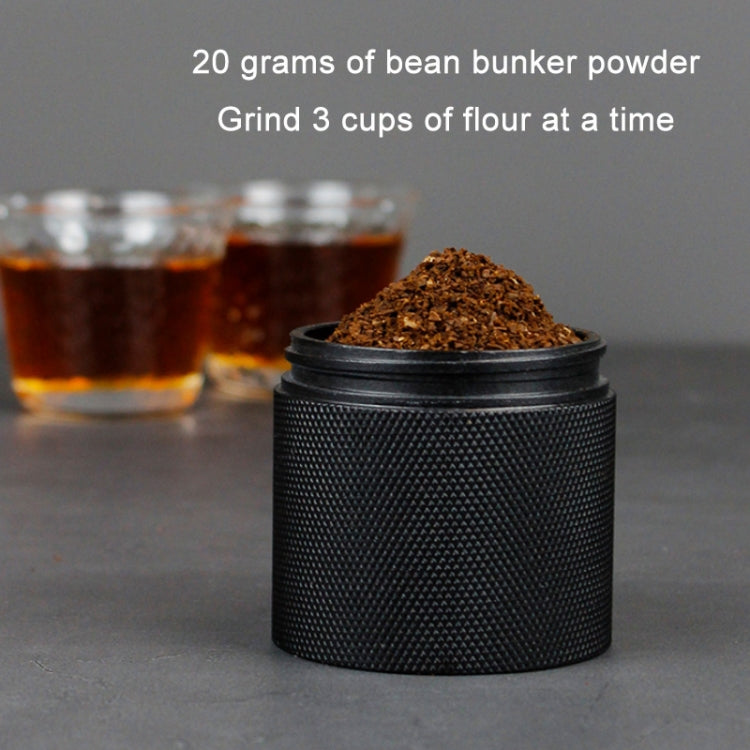 CNC Stainless Steel Hand Crank Coffee Bean Grinder, Specification: Pentagon Red - free shipping - PMC TechLife - Order now!