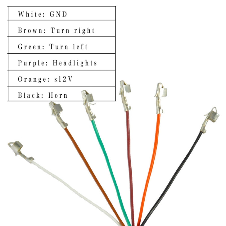3 In 1 Switch Mountain Car Skateboard Horn Headlights Turn Switch(36V) - Electrical Instruments by PMC TechLife | Online Shopping South Africa | PMC TechLife | Buy Now Pay Later Mobicred