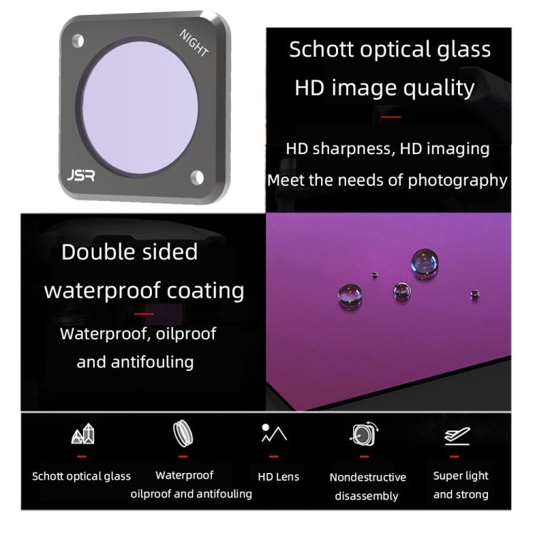 JUNESTAR Action Camera Filters For DJI Action 2,Style: ND1000 - free shipping - PMC TechLife - Order now!