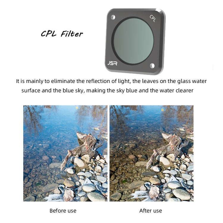 JUNESTAR Action Camera Filters For DJI Action 2,Style:  CS-8in1 - Lens Filter by JUNESTAR | Online Shopping South Africa | PMC Jewellery | Buy Now Pay Later Mobicred