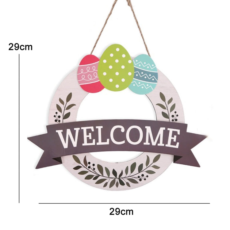 Easter Hanging Door Decoration Indoor Wooden Egg Hanging Sign, Style: Old Man - Holiday Decorations by PMC Jewellery | Online Shopping South Africa | PMC Jewellery