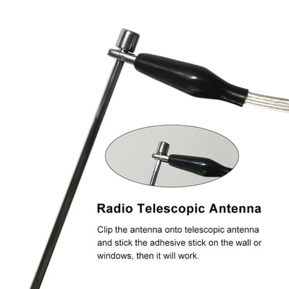 ANT-108SE Home AV Amplifier Alligator Clip Radio Boost Antenna - Aerials by PMC Jewellery | Online Shopping South Africa | PMC Jewellery