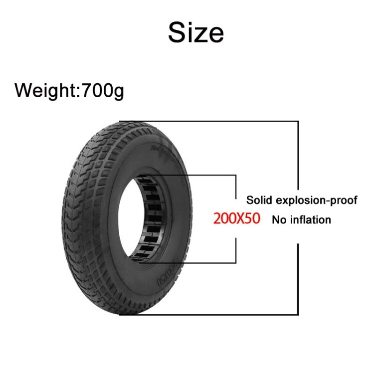 8 inch Hollow Solid Rubber Tire For Xiaomi Scooter, Color: Red - Accessories & Parts by PMc TechLife | Online Shopping South Africa | PMc TechLife | Buy Now Pay Later Mobicred