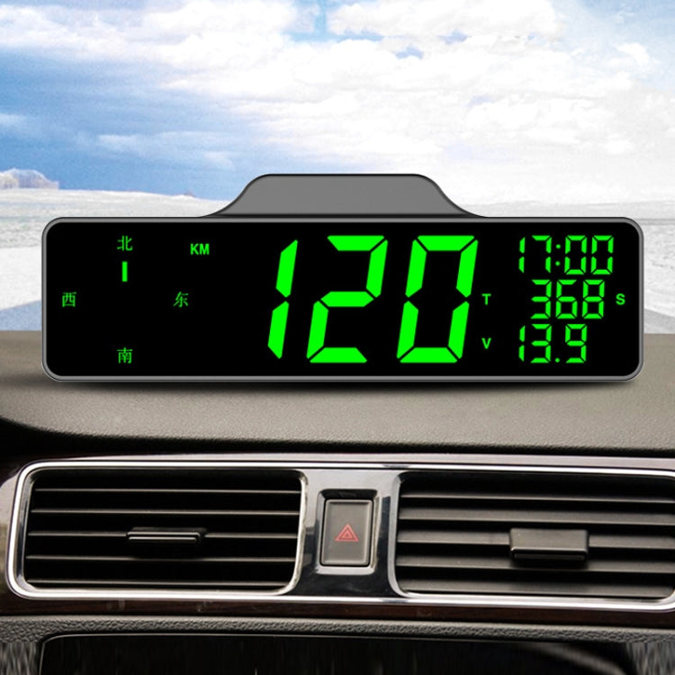 9.0 Inch Screen Car HUD Car Head-up Display Compass Multifunction GPS Speedometer - Head Up Display System by PMC TechLife | Online Shopping South Africa | PMC TechLife | Buy Now Pay Later Mobicred