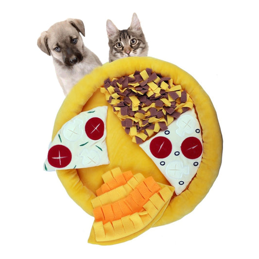 Pet Pizza Sniffing Pad Sound Paper Sound Game Training Pad(51x51x8cm) - Food Bowls by PMC Jewellery | Online Shopping South Africa | PMC Jewellery | Buy Now Pay Later Mobicred