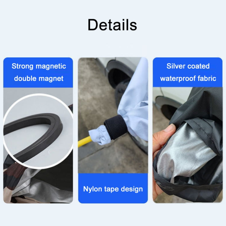 New Energy Vehicle Charging Port Waterproof Protective Cover, Color: Silver - Waterproof Covers by PMC TechLife | Online Shopping South Africa | PMC TechLife
