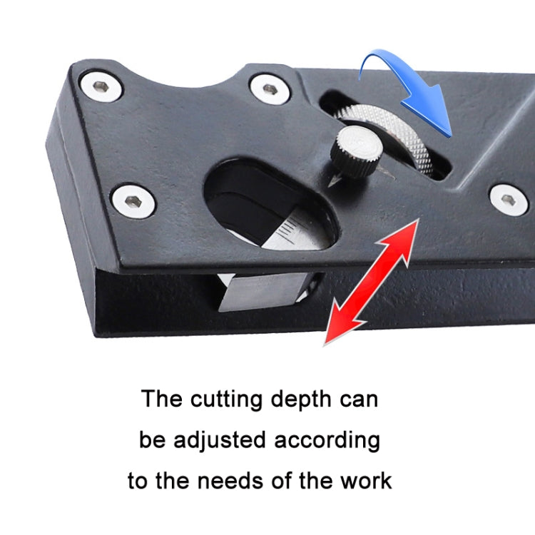 Adjustable Depth Woodworking Chamfering Planer, Specification: Double Sharp Head - Wood Planers by PMC Jewellery | Online Shopping South Africa | PMC Jewellery