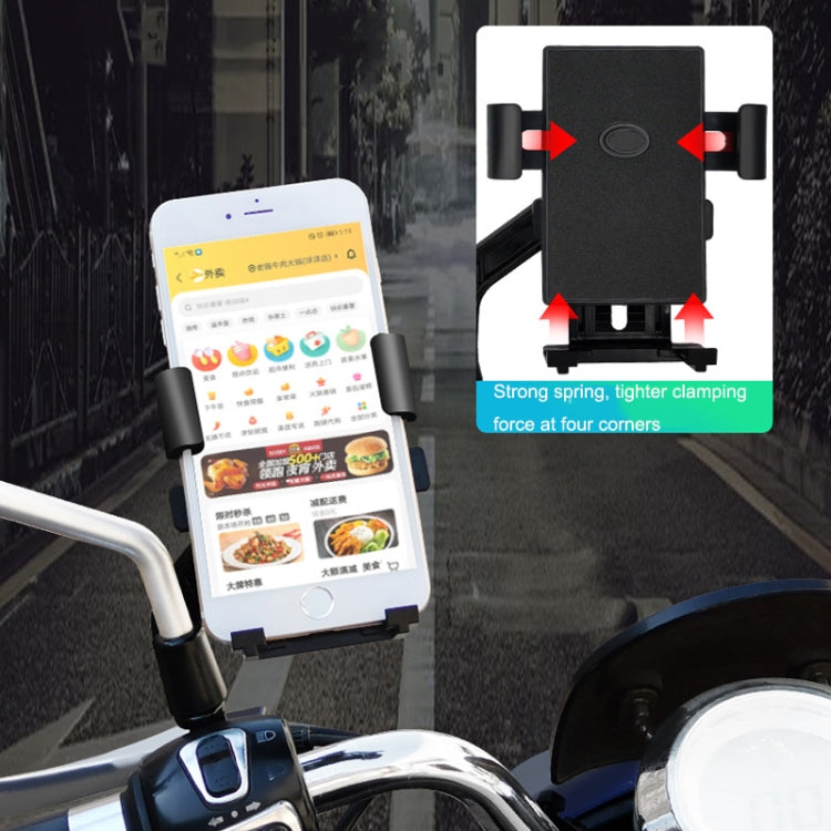 YY02 Bicycle Motorcycle Electric Vehicle Universal Mobile Phone Holder, Style: Car Handle Model - Holders by PMC TechLife | Online Shopping South Africa | PMC TechLife | Buy Now Pay Later Mobicred