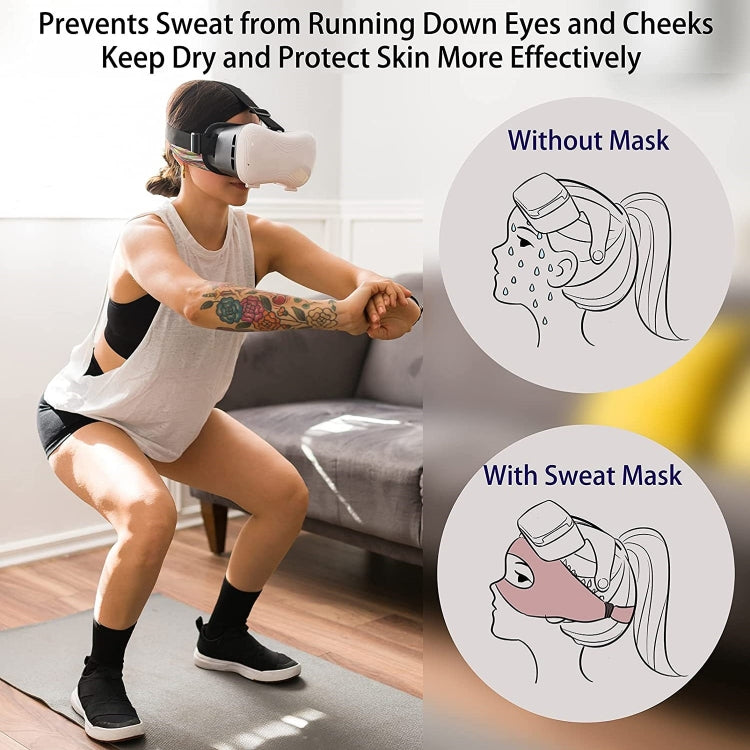 VR Glasses Head-mounted Breathable Sweat-proof Eye Mask(Colorful) - VR Accessories by PMC TechLife | Online Shopping South Africa | PMC TechLife | Buy Now Pay Later Mobicred
