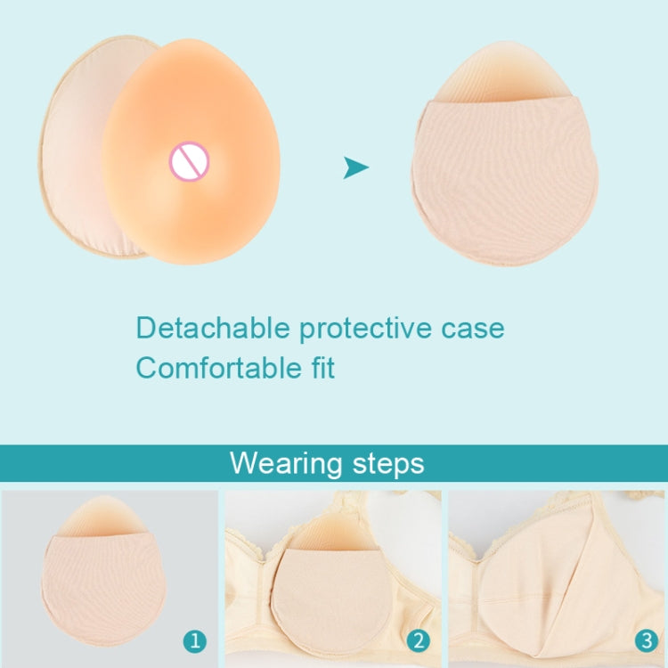 Postoperative Rehabilitation Drop-Shaped Silicone Fake Breast, Size: CT2 120g(Skin Color) - Fake Breasts by PMC Jewellery | Online Shopping South Africa | PMC Jewellery