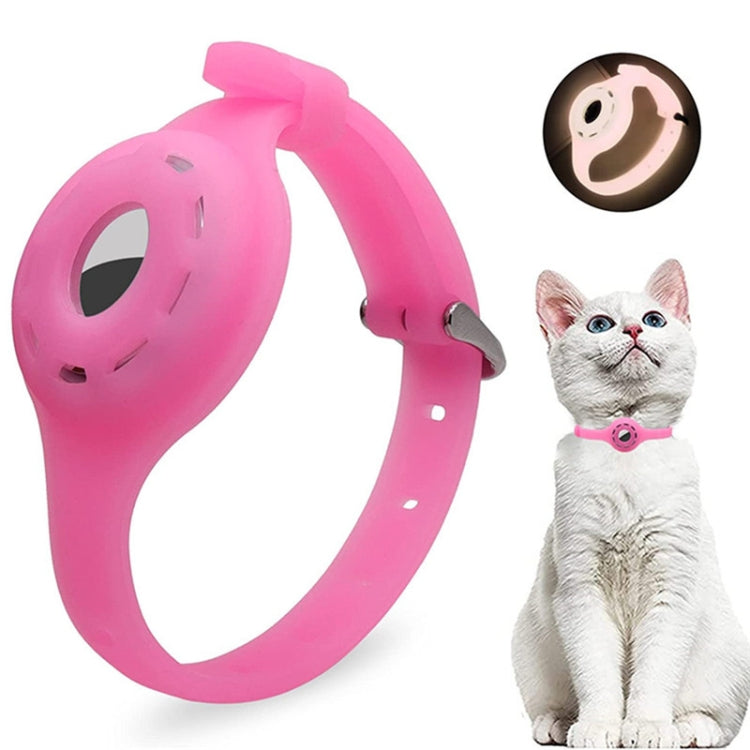 Pet Luminous Collar Locator Cover for Airtag, Specification: M(Luminous Pink) - Pet Series by PMc TechLife | Online Shopping South Africa | PMc TechLife | Buy Now Pay Later Mobicred