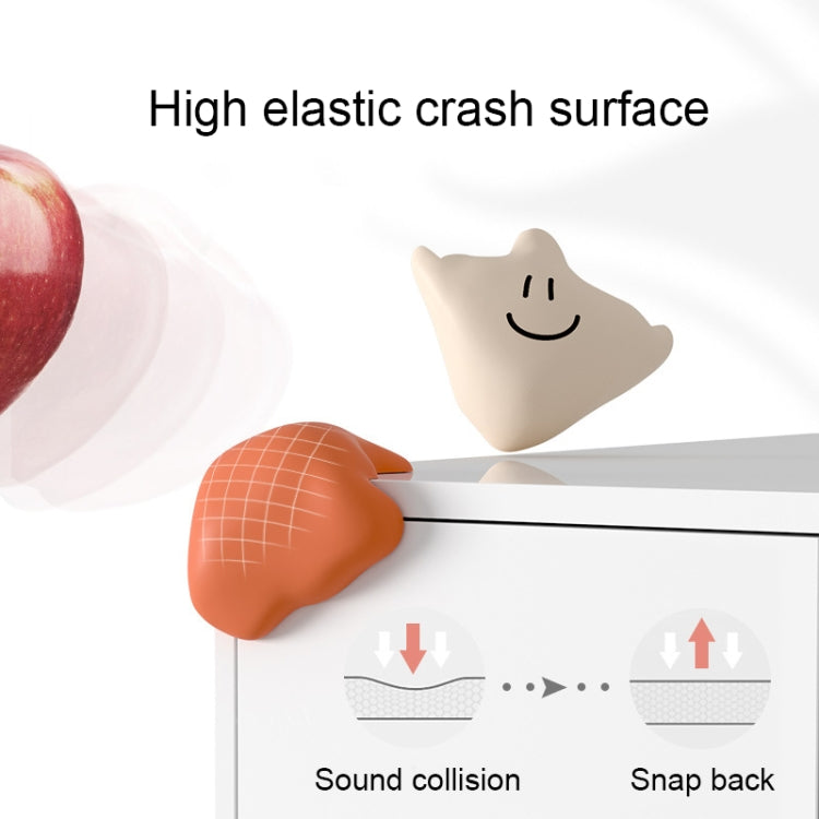 Baby Table Corner Anti-collision Silicone Protective Cover(Orange) - Crash Pads by PMC TechLife | Online Shopping South Africa | PMC TechLife | Buy Now Pay Later Mobicred