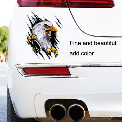 5PCS Tear Eagle 3D Car Sticker Scratch Covering Body Pull Flower Sticker, Style: Right (18x 24cm) - 3D Creative Stickers by PMC Jewellery | Online Shopping South Africa | PMC Jewellery