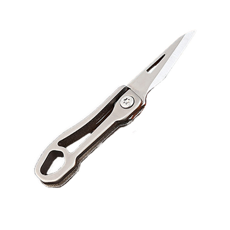 Titanium Alloy Mini Folding Knife Express Knife EDC Keychain Pendant - Burin &Cutting Knife by PMC TechLife | Online Shopping South Africa | PMC TechLife
