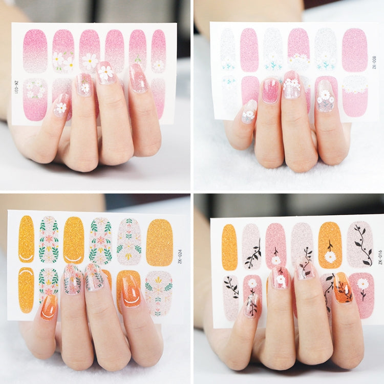 10 PCS 3D Hot Stamping Waterproof Nail Art Sticker(Z/A081) - Nail Stickers by PMC Jewellery | Online Shopping South Africa | PMC Jewellery | Buy Now Pay Later Mobicred