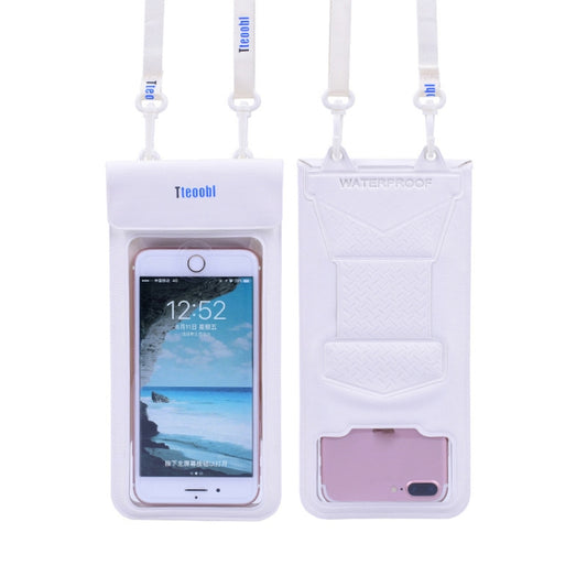 Tteoobl  30m Underwater Mobile Phone Waterproof Bag, Size: Large(White) - Waterproof Bag by Tteoobl | Online Shopping South Africa | PMC Jewellery | Buy Now Pay Later Mobicred