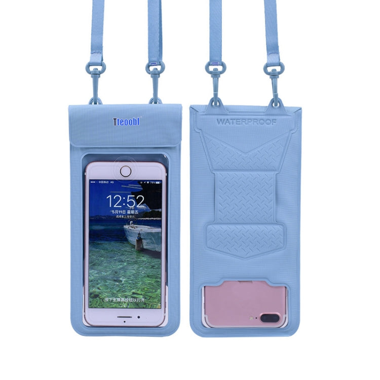 Tteoobl  30m Underwater Mobile Phone Waterproof Bag, Size: Small(Gray Blue) - Waterproof Bag by Tteoobl | Online Shopping South Africa | PMC Jewellery | Buy Now Pay Later Mobicred