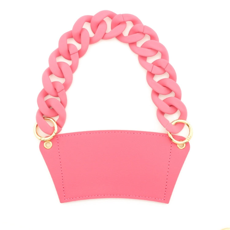 Phone Case Plastic Bracelet DIY Bag Carry Strap Cup Sleeve(Rose Red) - free shipping - PMc TechLife - Order now!