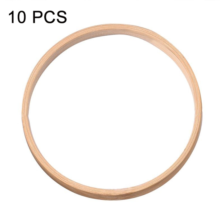 10 PCS Bamboo Circle Fan Frame Dream Catcher Making Circle Material, Size: 10cm(Inner Ring) - Arts & Crafts by PMC Jewellery | Online Shopping South Africa | PMC Jewellery