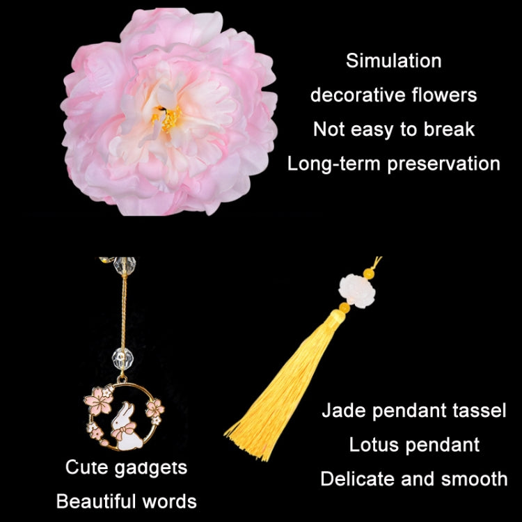 Moon Festival Hand Lantern Children Handmade DIY Materials, Color: Light Pink Summer Lotus - Holiday Lights by PMC Jewellery | Online Shopping South Africa | PMC Jewellery | Buy Now Pay Later Mobicred