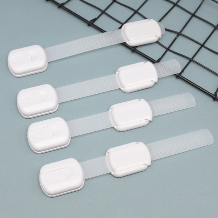 Slide Adjust Baby Safety Lock Refrigerator Drawer Lock(White) - Safety Equipment by PMC TechLife | Online Shopping South Africa | PMC TechLife