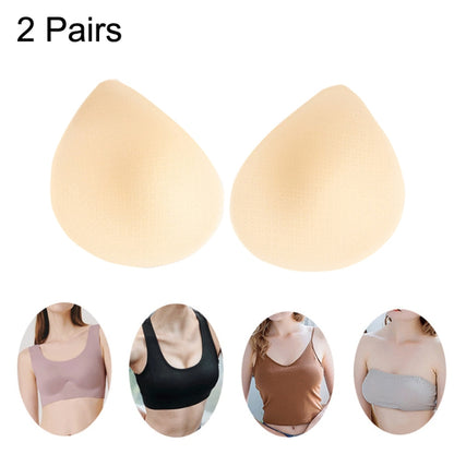 2 Pairs Sports Underwear Yoga Vest Sponge Pad Latex Cotton Chest Pad, Size: S(Skin Color) -  by PMC Jewellery | Online Shopping South Africa | PMC Jewellery | Buy Now Pay Later Mobicred