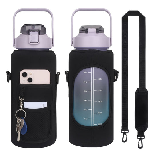 2L Diving Material Water Bottle Cover Case with Strap(Black Glue Buckle) - Kettle Bags by PMC Jewellery | Online Shopping South Africa | PMC Jewellery | Buy Now Pay Later Mobicred