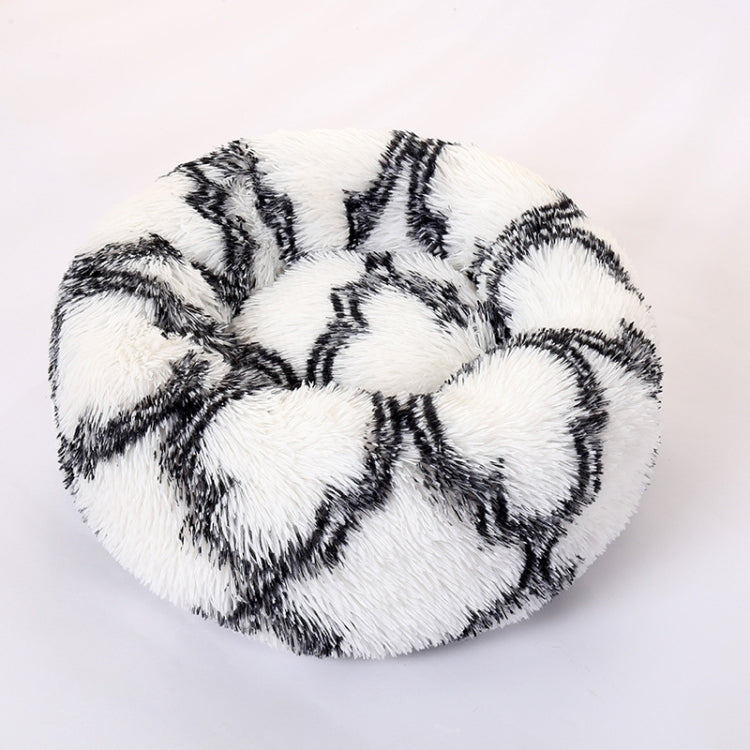 Long-haired Round Pet Kennel Warm Pet Bed, Specification: 60cm(Dark Gray) - Pet Houses & Accessories by PMC TechLife | Online Shopping South Africa | PMC TechLife | Buy Now Pay Later Mobicred