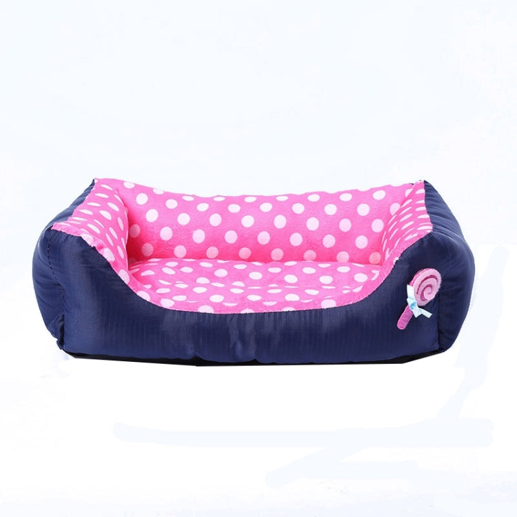 Cartoon Pet Kennel Square Cushion For Small And Medium Pet, Specification: M(Pink) - Beds by PMC Jewellery | Online Shopping South Africa | PMC Jewellery