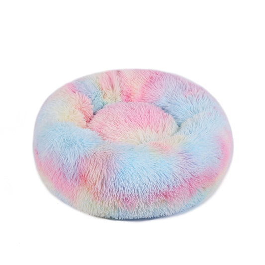 Plush Pet Bed Deep Sleep Pet Pad, Specification: 40cm(Light Colorful) - Beds by PMC Jewellery | Online Shopping South Africa | PMC Jewellery