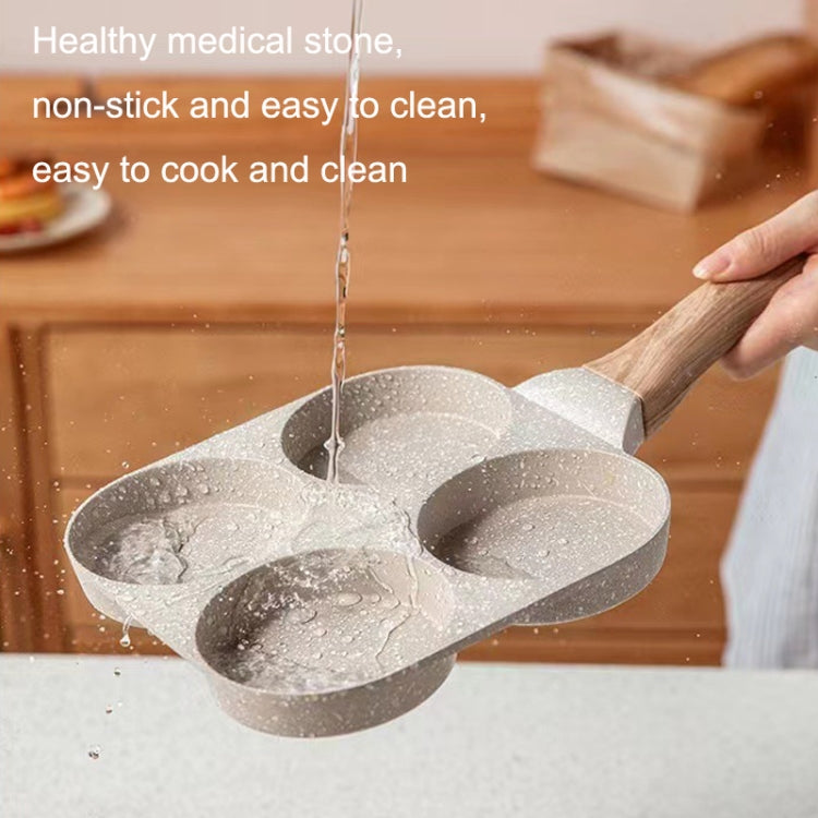 Four Hole Maifan Stone Non-stick Pan Egg Burger Frying Pan Universal Induction Cooker - free shipping - PMC TechLife - Order now!