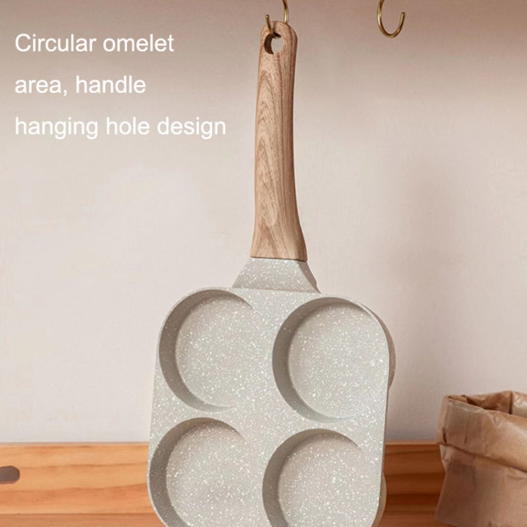 Four Hole Maifan Stone Non-stick Pan Egg Burger Frying Pan Universal Induction Cooker - free shipping - PMC TechLife - Order now!