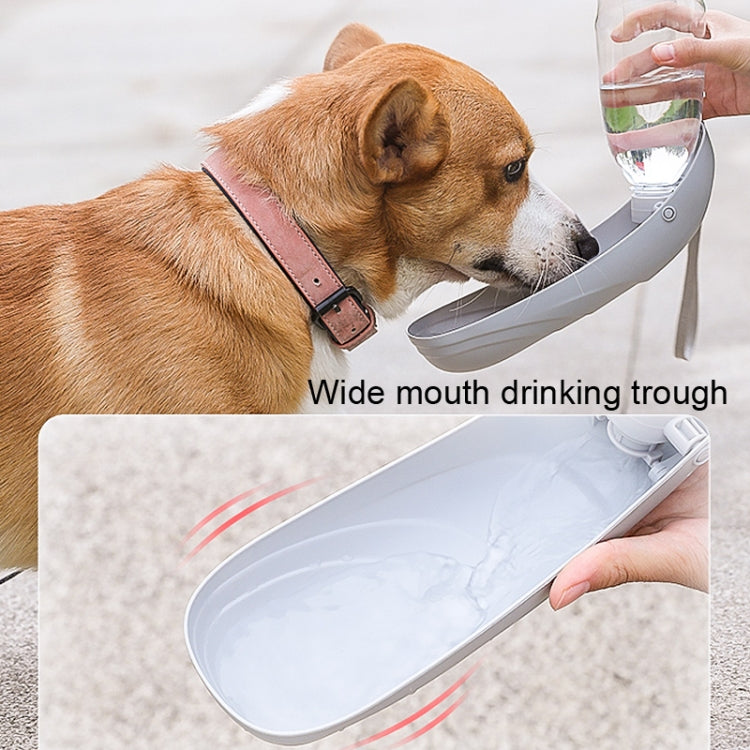 Dog Go Out Water Bottle Pet Water Fountain Foldable Portable Water Cup(Orange) - Drinking Fountain by PMC Jewellery | Online Shopping South Africa | PMC Jewellery