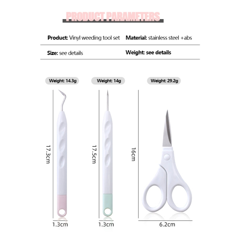 5 In 1+Cutting Pad Vinyl Weeding Tool Set DIY Silhouette Embossed Engraving Tool - free shipping - PMC TechLife - Order now!