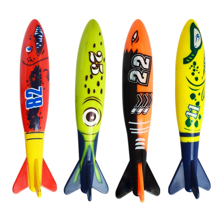 4PCS Torpedo Diving Swimming Pool Toys Children Summer Water Toys - Water Fun & Sand Toys by PMC Jewellery | Online Shopping South Africa | PMC Jewellery