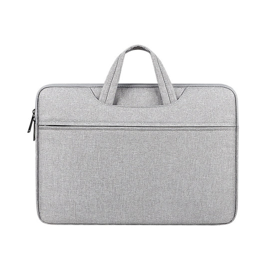 ST01 Large-Capacity Waterproof Shock-Absorbing Laptop Handbag, Size: 13.3 inches(Grey) - 13.3 inch by PMC Jewellery | Online Shopping South Africa | PMC Jewellery | Buy Now Pay Later Mobicred