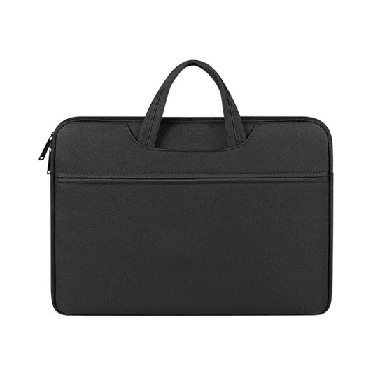 ST01 Large-Capacity Waterproof Shock-Absorbing Laptop Handbag, Size: 13.3 inches(Mysterious Black) - 13.3 inch by PMC Jewellery | Online Shopping South Africa | PMC Jewellery | Buy Now Pay Later Mobicred