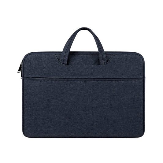 ST01 Large-Capacity Waterproof Shock-Absorbing Laptop Handbag, Size: 13.3 inches(Navy Blue) - 13.3 inch by PMC Jewellery | Online Shopping South Africa | PMC Jewellery | Buy Now Pay Later Mobicred