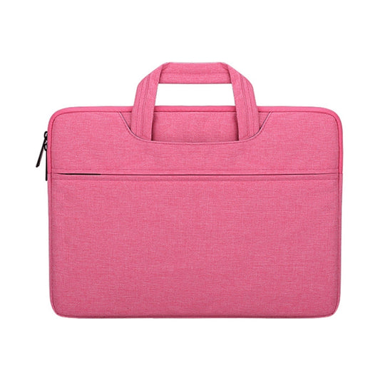 ST01 Large-Capacity Waterproof Shock-Absorbing Laptop Handbag, Size: 15.6 inches(Rose Pink) - 15.6 - 17 inch by PMC Jewellery | Online Shopping South Africa | PMC Jewellery | Buy Now Pay Later Mobicred