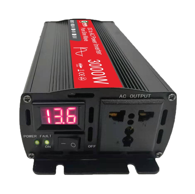 Gurxun Sine Wave Inverter 3000W 12/24/48/60V To 220V Car Boost Converter, Specification: 12V-220V -  by PMC Jewellery | Online Shopping South Africa | PMC Jewellery