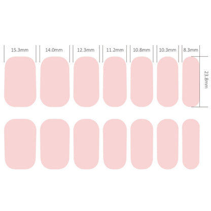 Nail Polish Film Bronzing Nail Stickers(ZX3479)(Bare film+A frustration) - Nail Stickers by PMC Jewellery | Online Shopping South Africa | PMC Jewellery