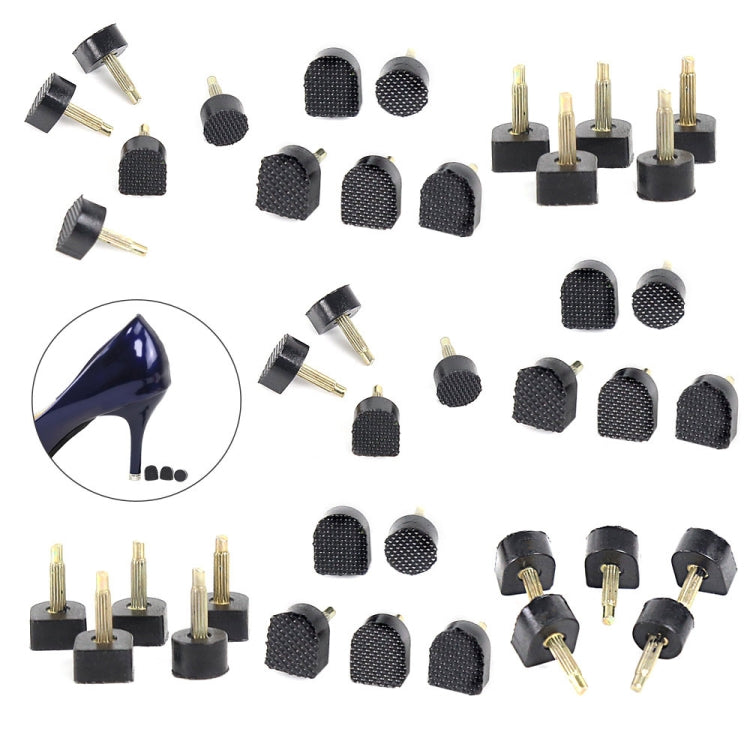 High Heels Heel Studs Mute Wear-resistant Replacement Heel, Color: Black (30 In 1) - Other Accessories by PMC Jewellery | Online Shopping South Africa | PMC Jewellery