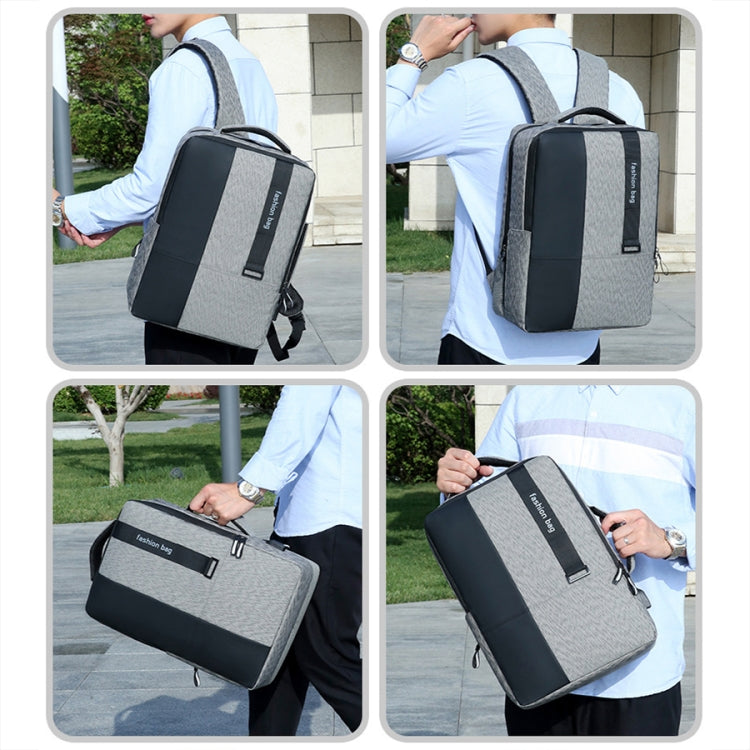 140 Large-capacity Business Commuter Laptop Backpack with USB Charging Interface(Black) - Backpack by PMC Jewellery | Online Shopping South Africa | PMC Jewellery | Buy Now Pay Later Mobicred