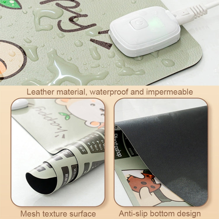 Intelligent Timing Heating Waterproof Warm Mouse Pad CN Plug, Size: 60x36cm(Selfie Girl) - Mouse Pads by PMC TechLife | Online Shopping South Africa | PMC TechLife | Buy Now Pay Later Mobicred
