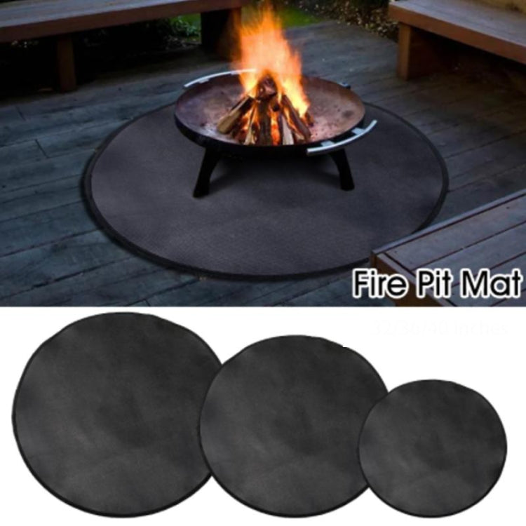 Fireproof Grill Mat Fiberglass High Temperature Resistant Camping Mat 32 Inches - Camping Mats by PMC Jewellery | Online Shopping South Africa | PMC Jewellery